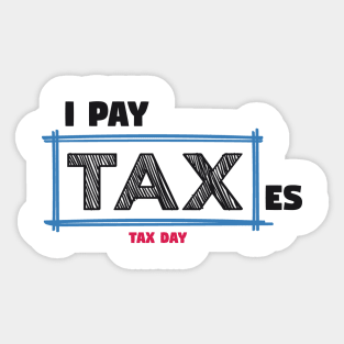 Tax Day Sticker